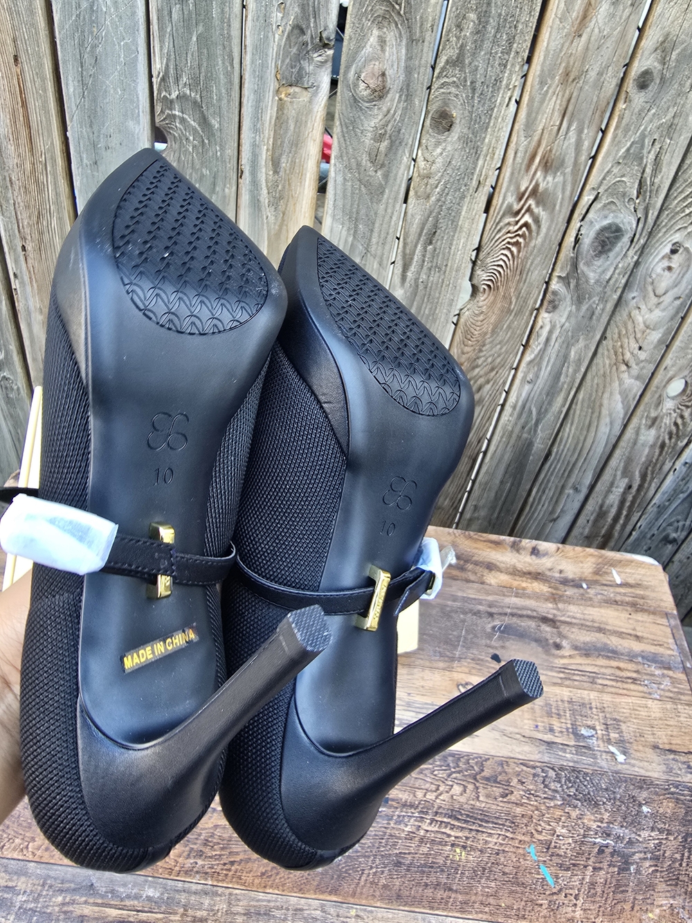 Cozy Island Black Mary Jane Pointed Toe Stiletto Pumps Heels Size 10 - Picture 10 of 10